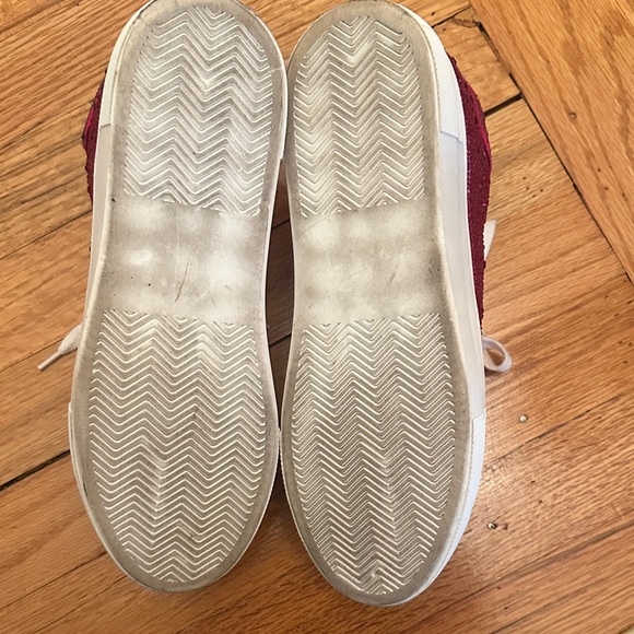 Betsey Johnson Sparkling Pink Sneakers Size 9 Worn once - Picture 6 of 8